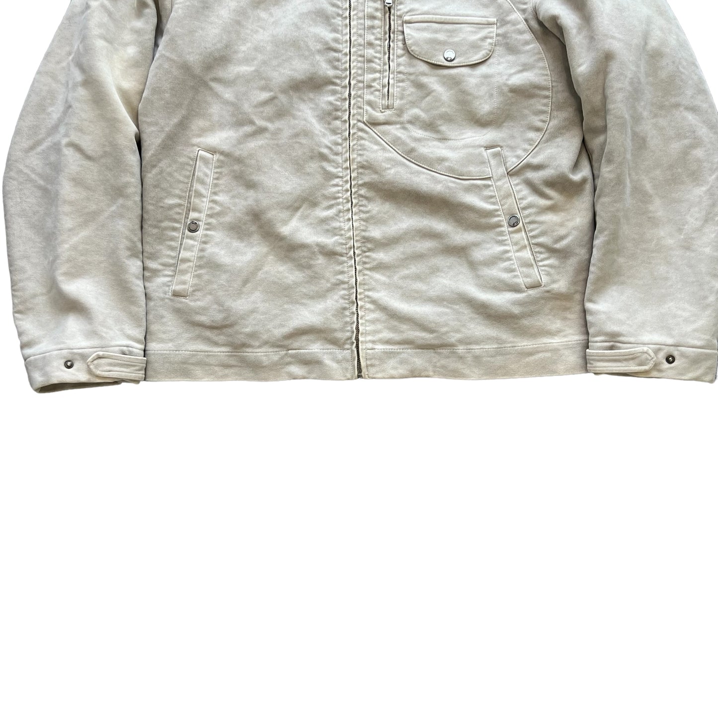 CP. COMPANY 2004AW COTTON LEATHER GOGGLE JACKET