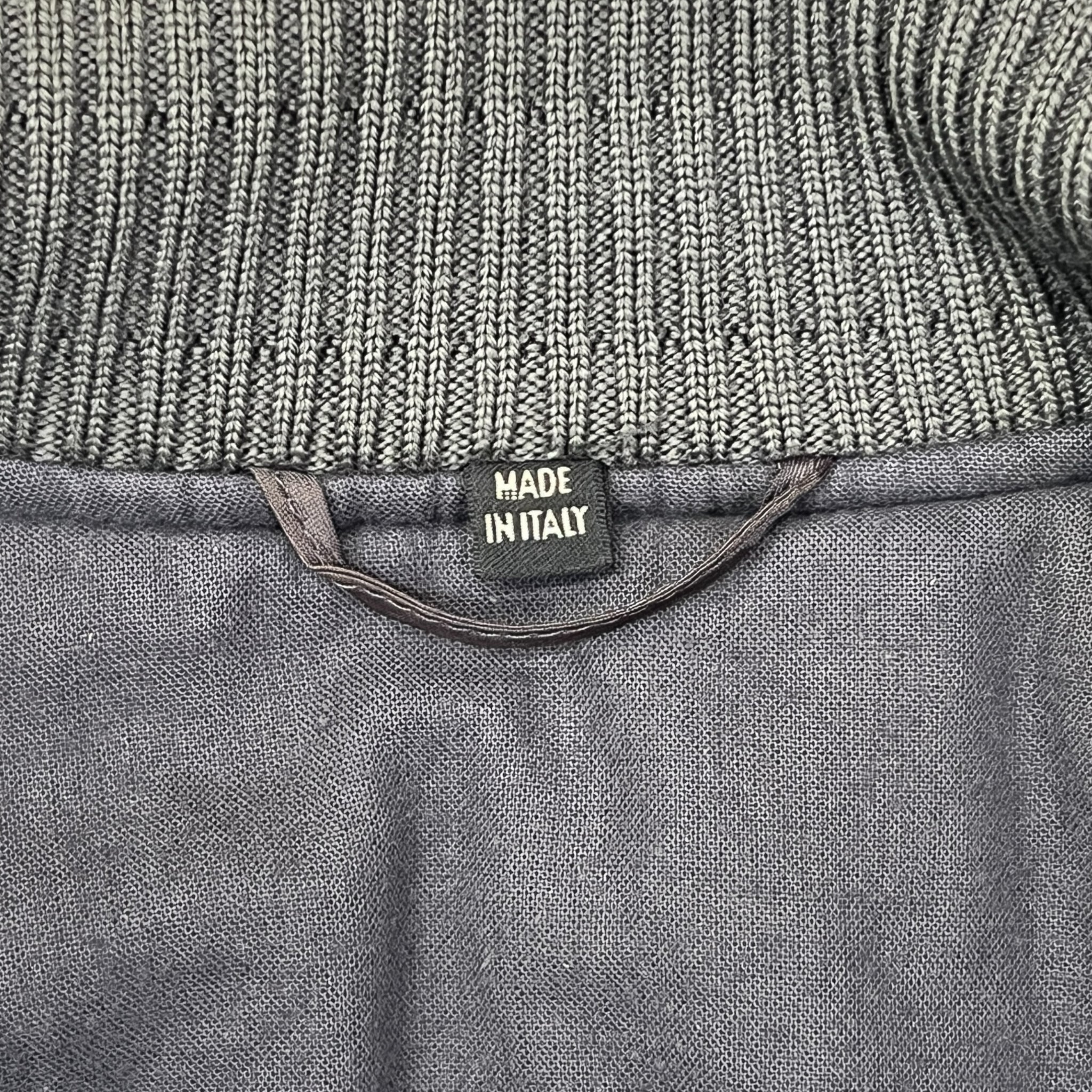 HELMUT LANG 00's Bondage Fleece Layered Bomber Jacket