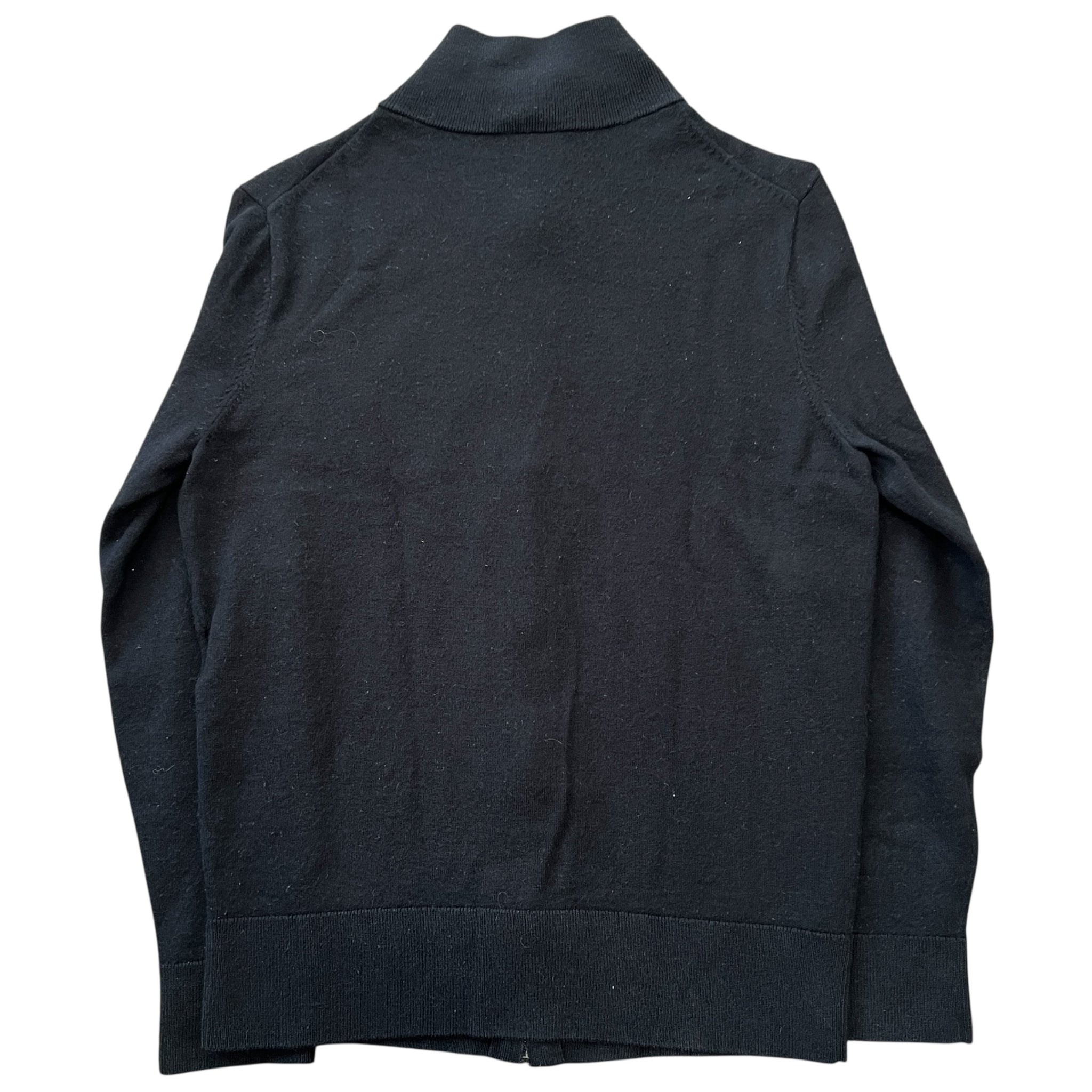 CHANEL Embroidered Logo Patch Uniform Sweater