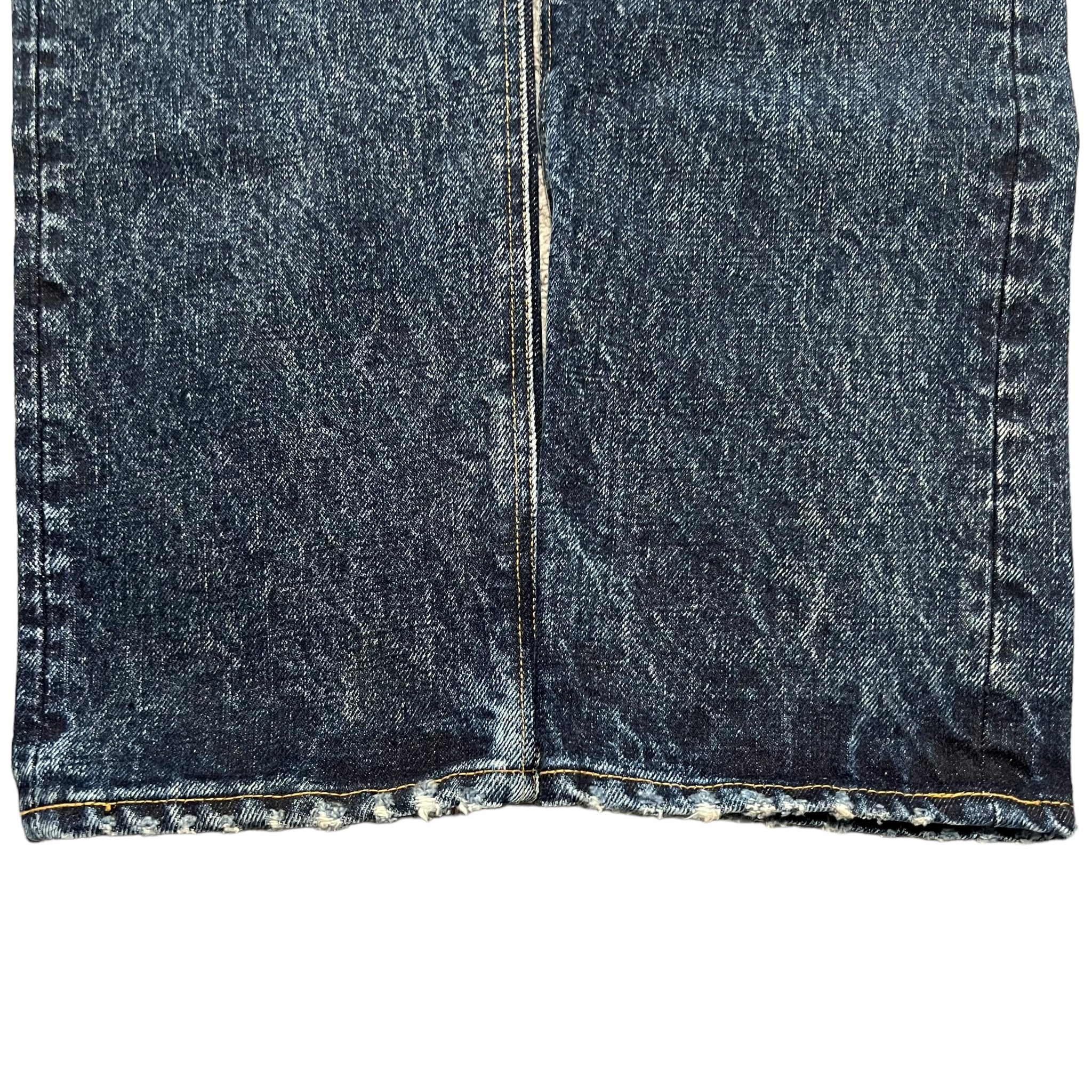 BALENCIAGA 2023SS Garde-Robe STANDARD HEAVY JEANS IN NAVY BLUE