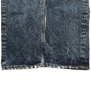 BALENCIAGA 2023SS Garde-Robe STANDARD HEAVY JEANS IN NAVY BLUE