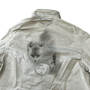 PRADA 2022AW RAF SIMONS Silk All In One Triangle Plate Jumpsuit