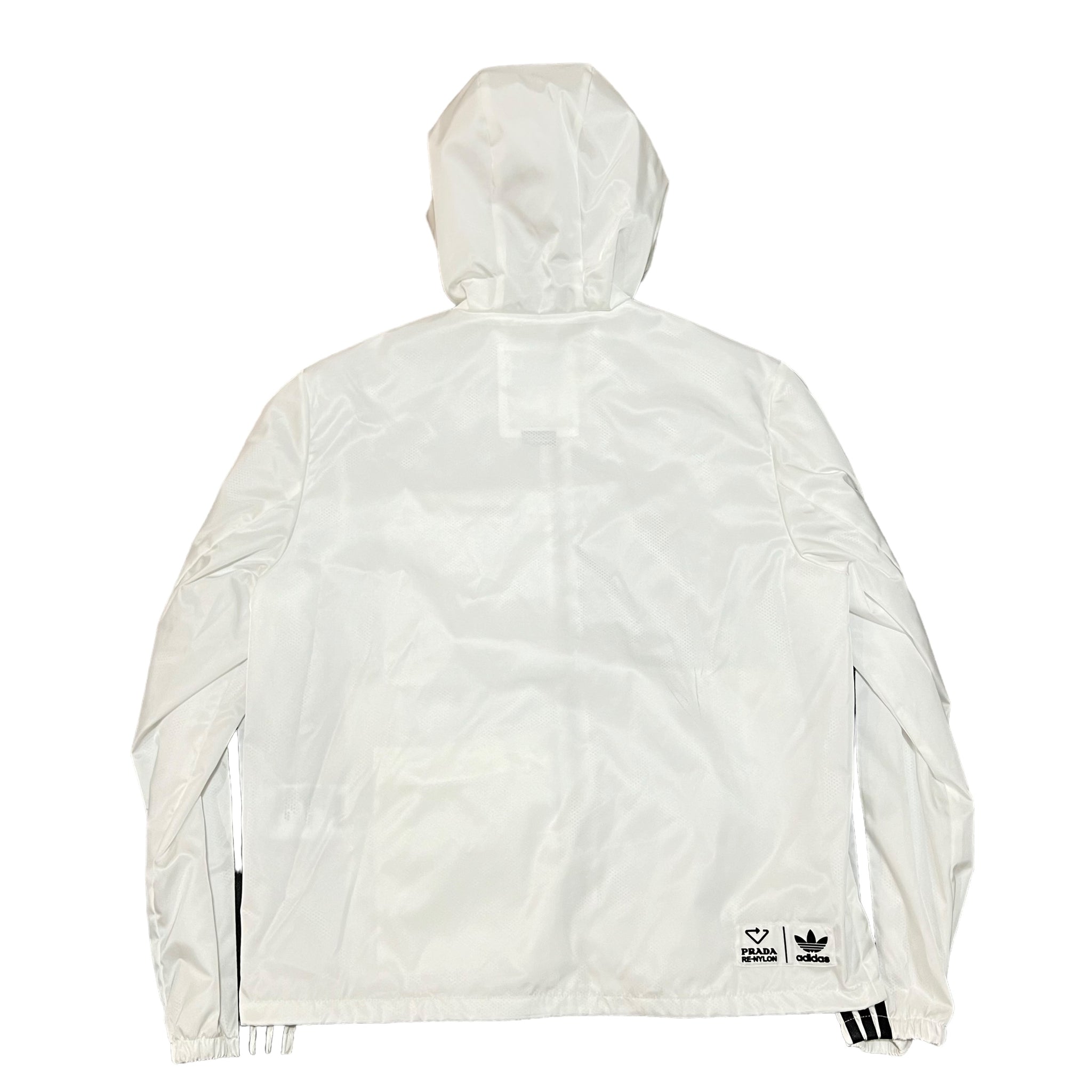 PRADA × ADIDAS 2022SS RE-NYLON TRACK HOODED JACKET WHITE