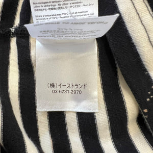 OFF WHITE 2015SS Distressed Border L/S T-Shirts