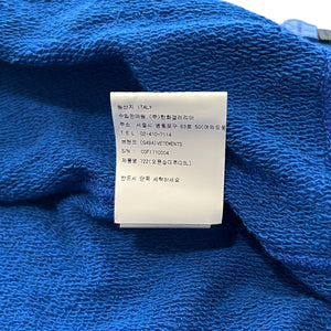VETEMENTS × Champion 2017SS "In Progress" Cut-Out Hoodie