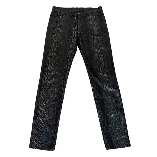 MAISON MARTIN MARGIELA 2008AW PYTHON POLYESTER PANTS