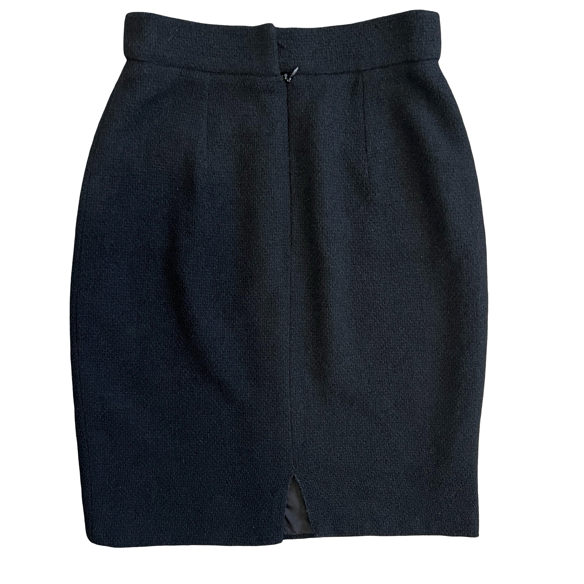 CHANEL Coco Mark Wool Skirt – SEVENSTARCLOTHING