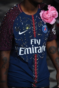 KOCHE 2018SS LOOK32 PSG Paris Saint Germain crystal bijoux Uniform