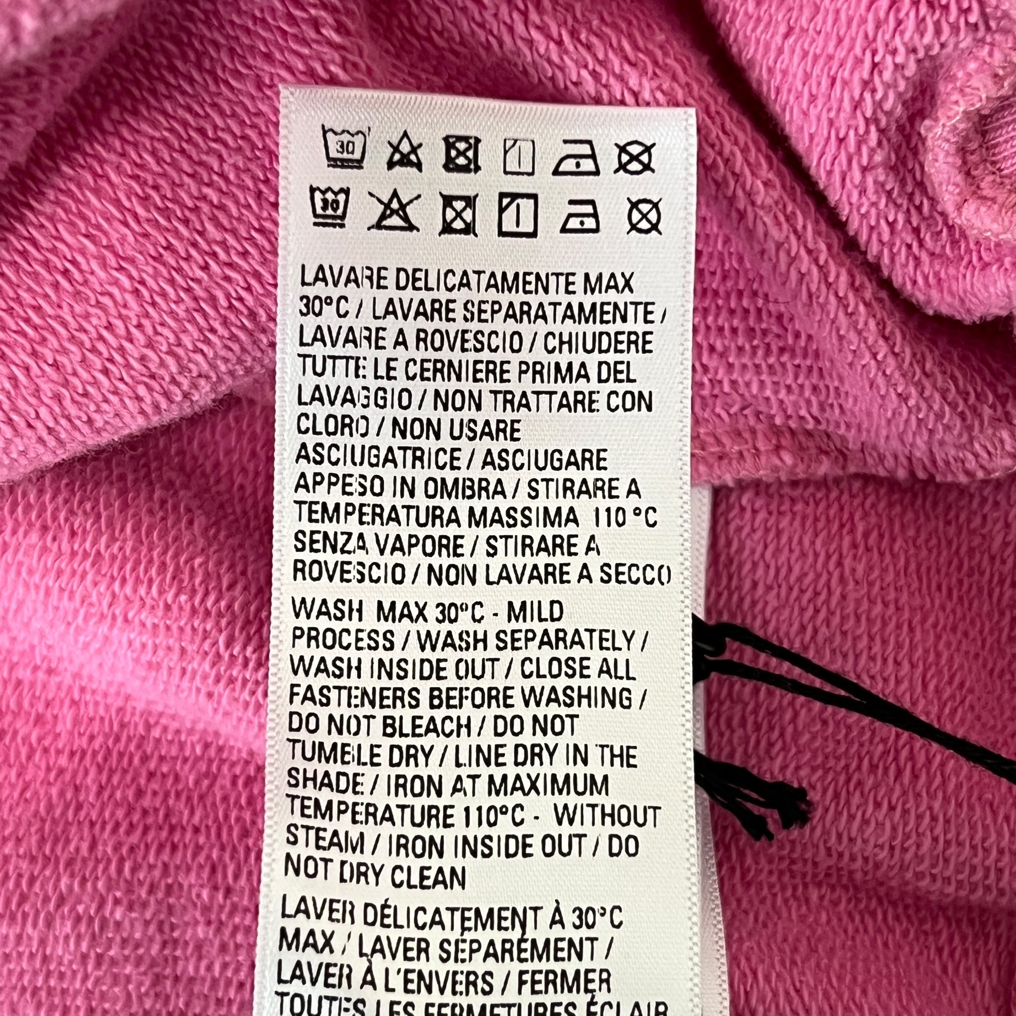 BALENCIAGA 2022AW DEMNA GVASALIA Polo Oversized Destroyed Zip-up Hoodie