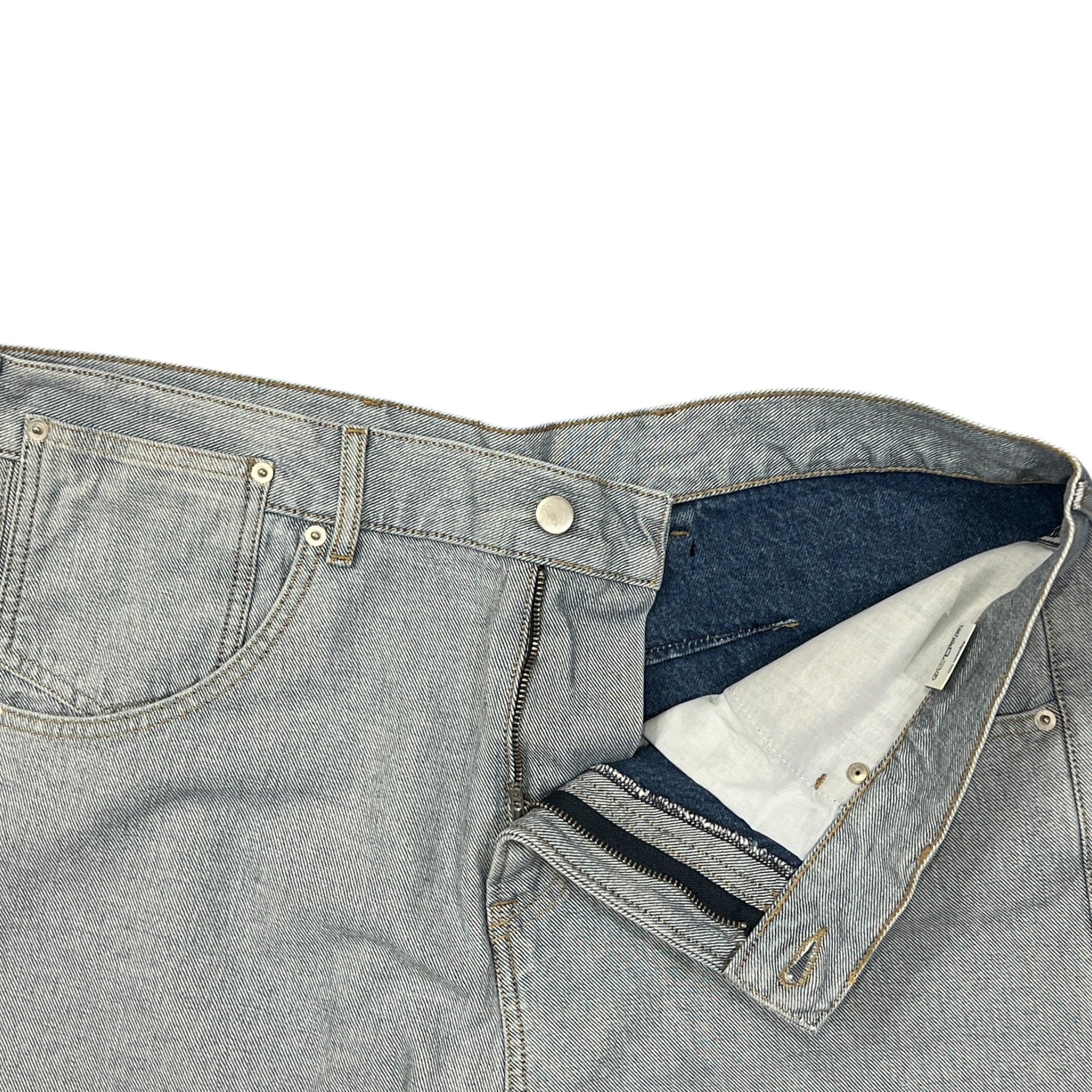 Marina Yee 2025AW Dean Blue Oversized Denim Trousers