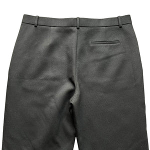 THE ROW black heavy wool trousers