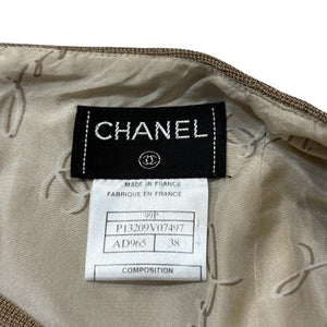 CHANEL Logo Charm Skirt
