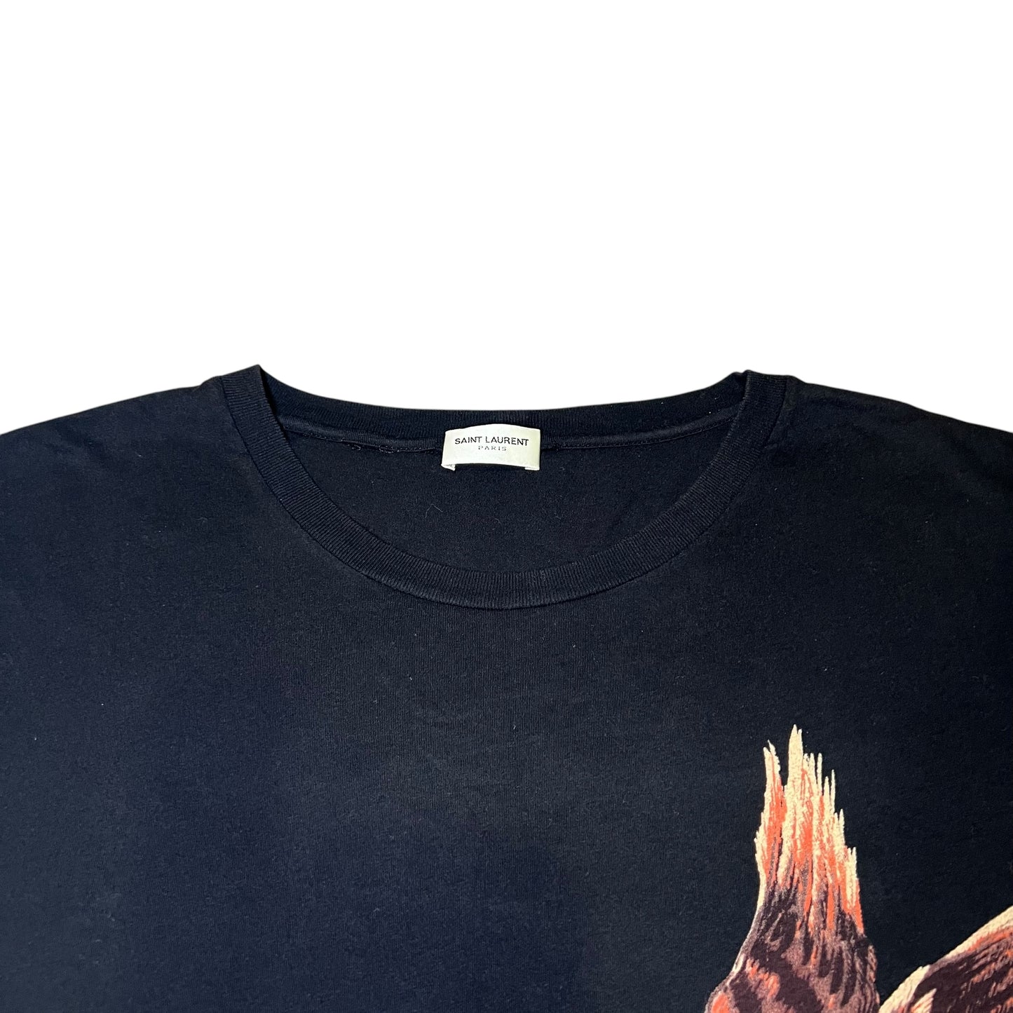 SAINT LAURENT PARIS 2016SS Eagle Tyger Print T-shirt