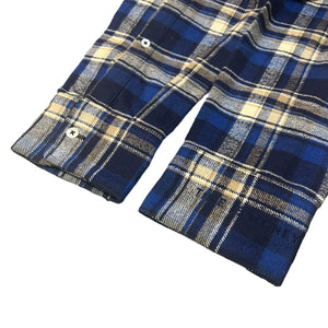 VEREMENTS 2016AW DEMNA GVASALIA TIME IS MONEY CHECK SHIRT
