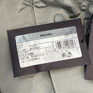 PRADA 2022AW RAF SIMONS Silk All In One Triangle Plate Jumpsuit