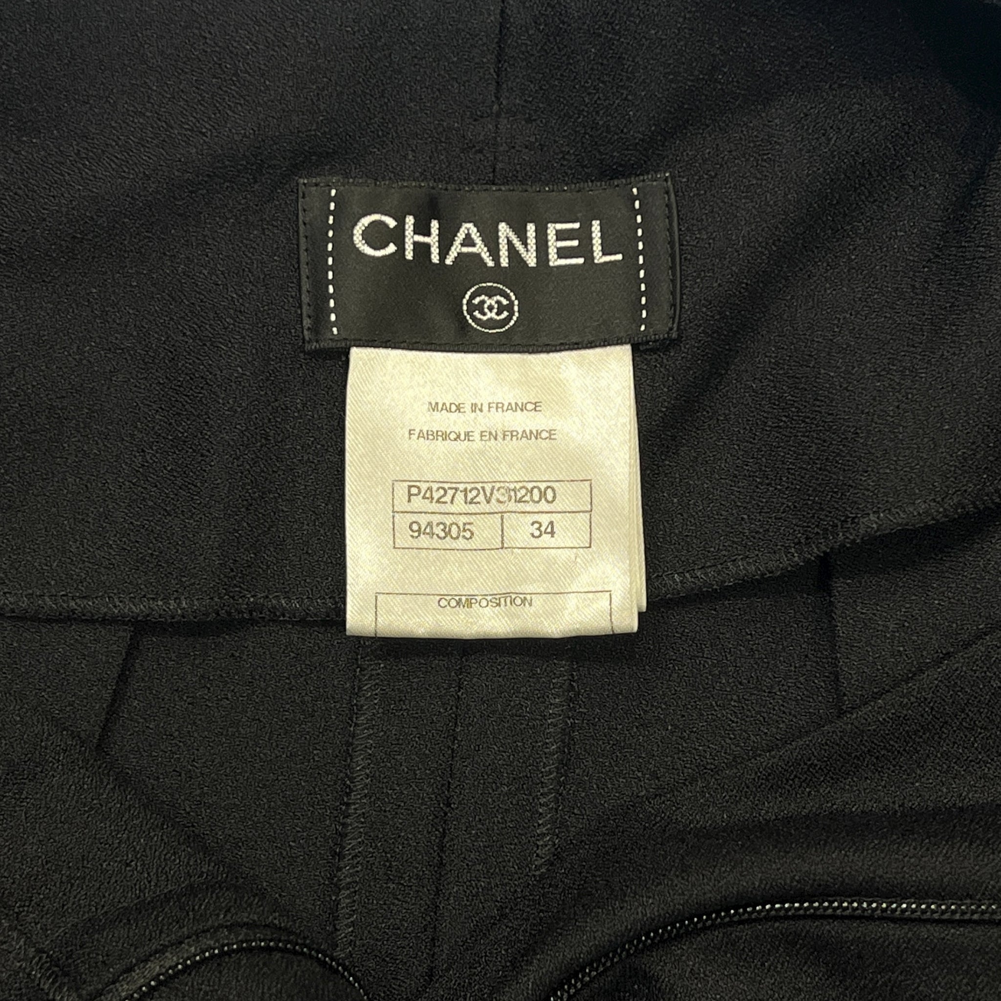 CHANEL Culotte Skirt Silk Short Pants