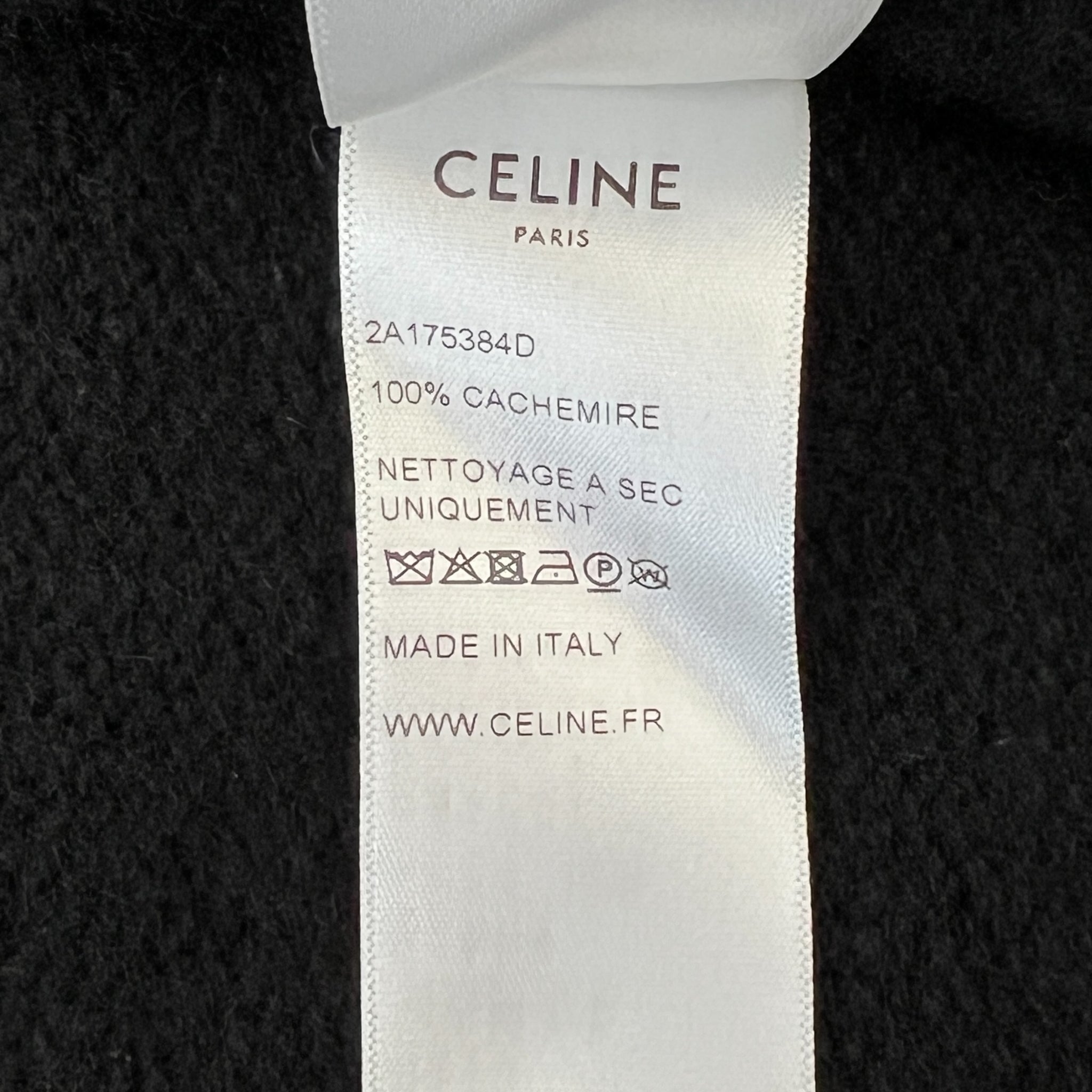 CELINE 2021AW × HEDI SLIMANE Loose Fit Cashmere Knit Long Cardigan