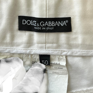 DOLCE&GABBANA Multi-Zip Cotton Biker Pants