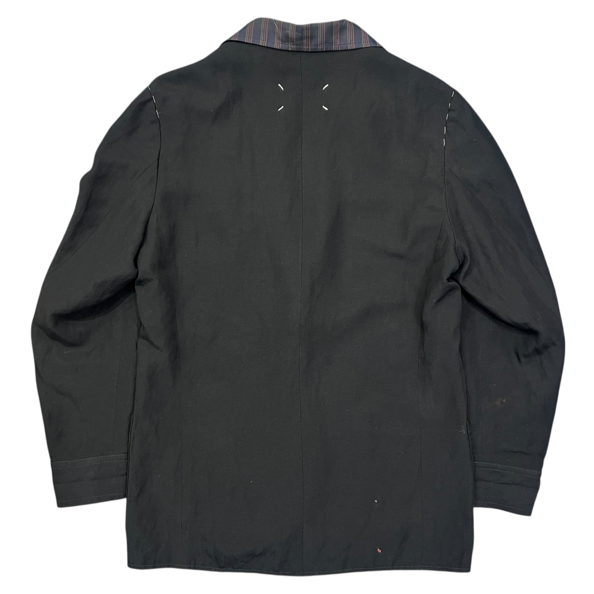 Maison Margiela 2021SS ×John Galliano Cotton Inner Stripes Tailored Jacket