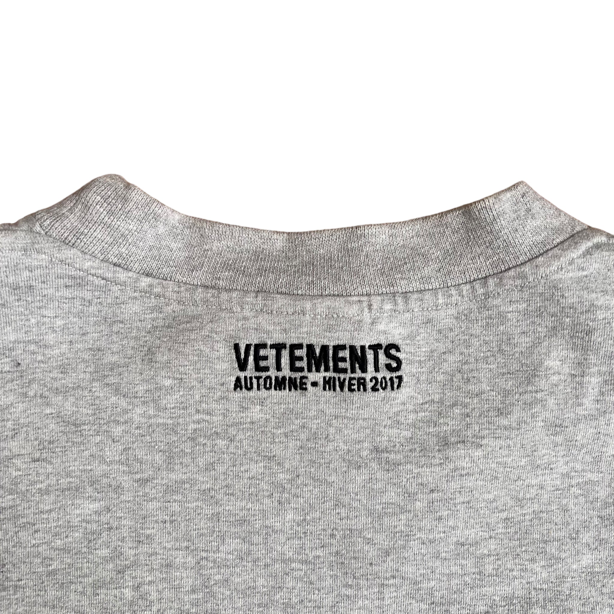 vetements 16AW Sexual Fantasies Long Sleeve Shirts