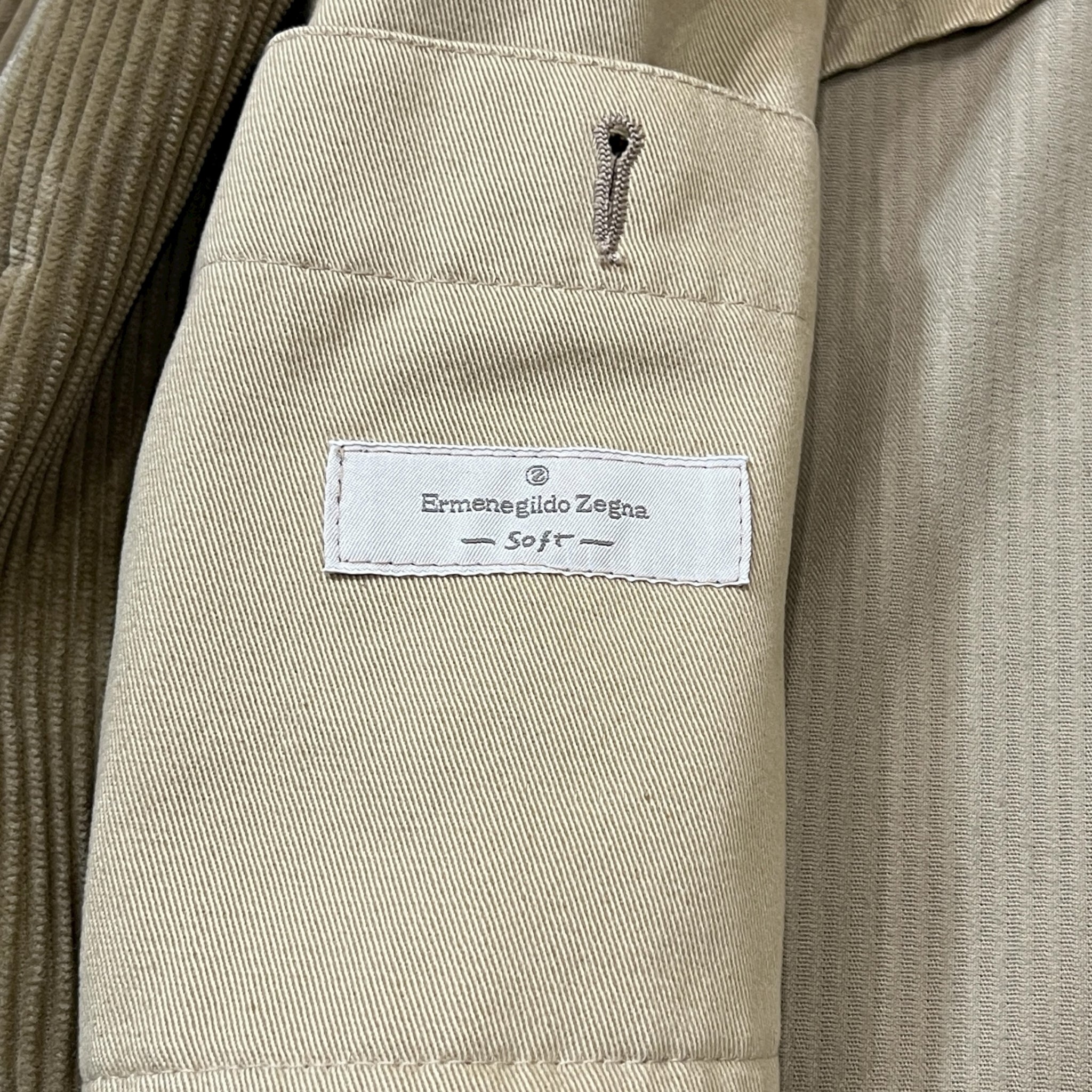 Ermenegildo Zegna Soft Corduroy Tailored Jacket
