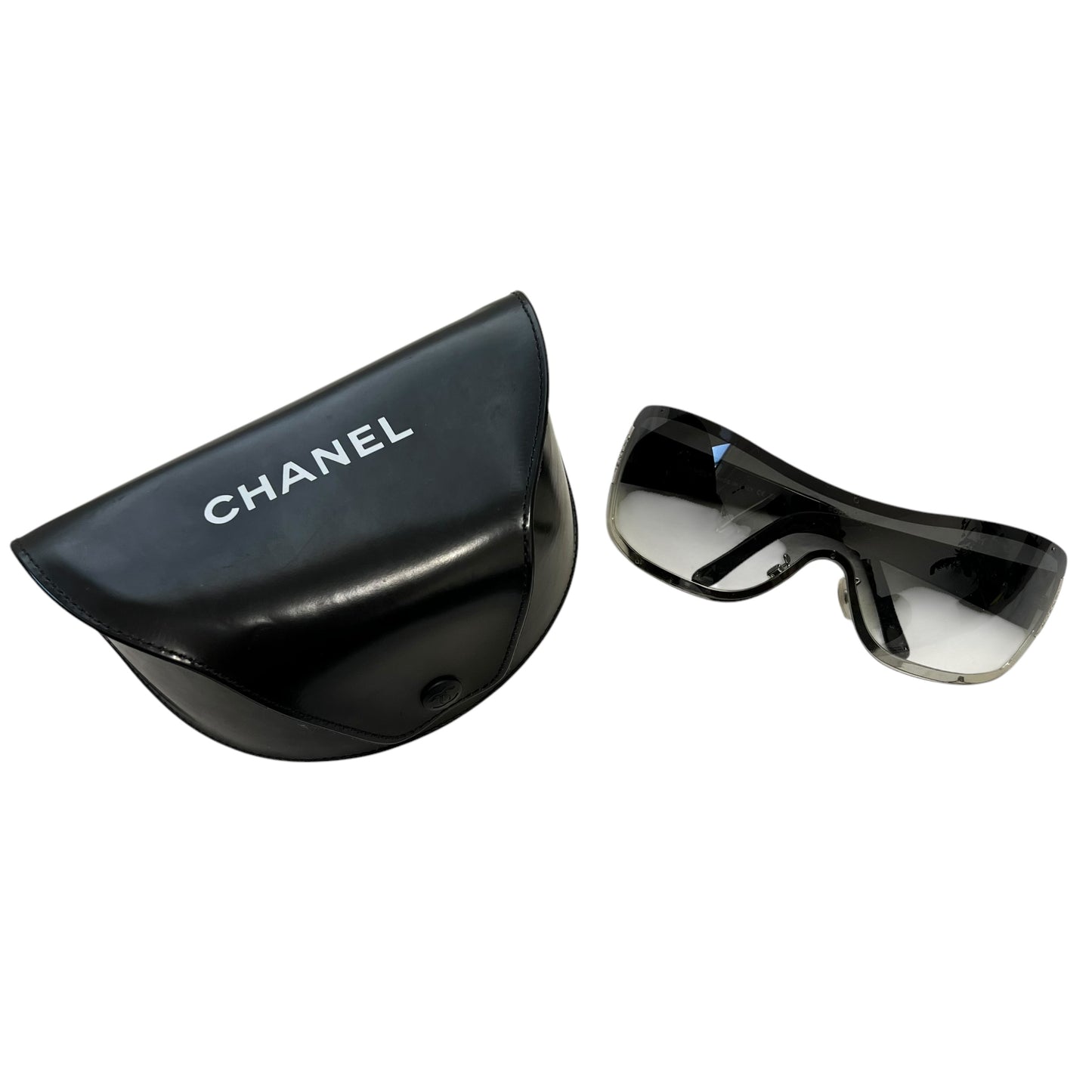 CHANEL Matelassé Temple Sunglasses