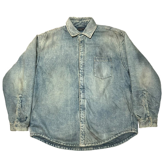 BALENCIAGA 2022AW PADDED DENIM SHIRTS JACKET