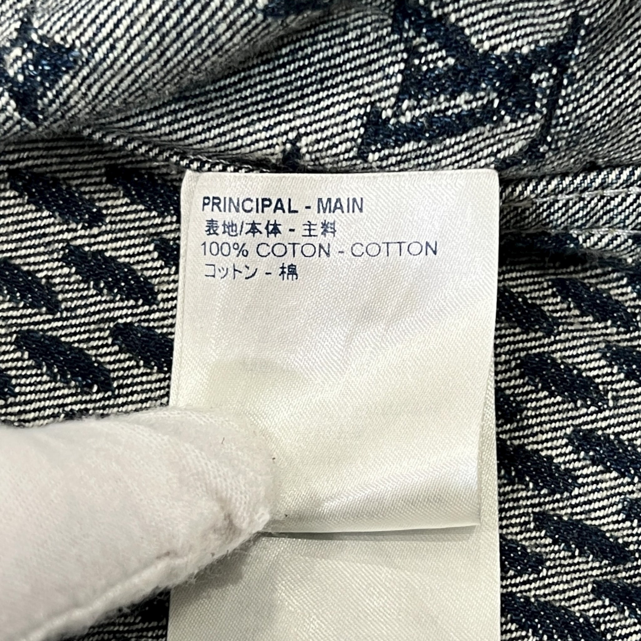 LOUIS VUITTON 2020AW × NIGO Giant Damier Waves Monogram Denim Jacket