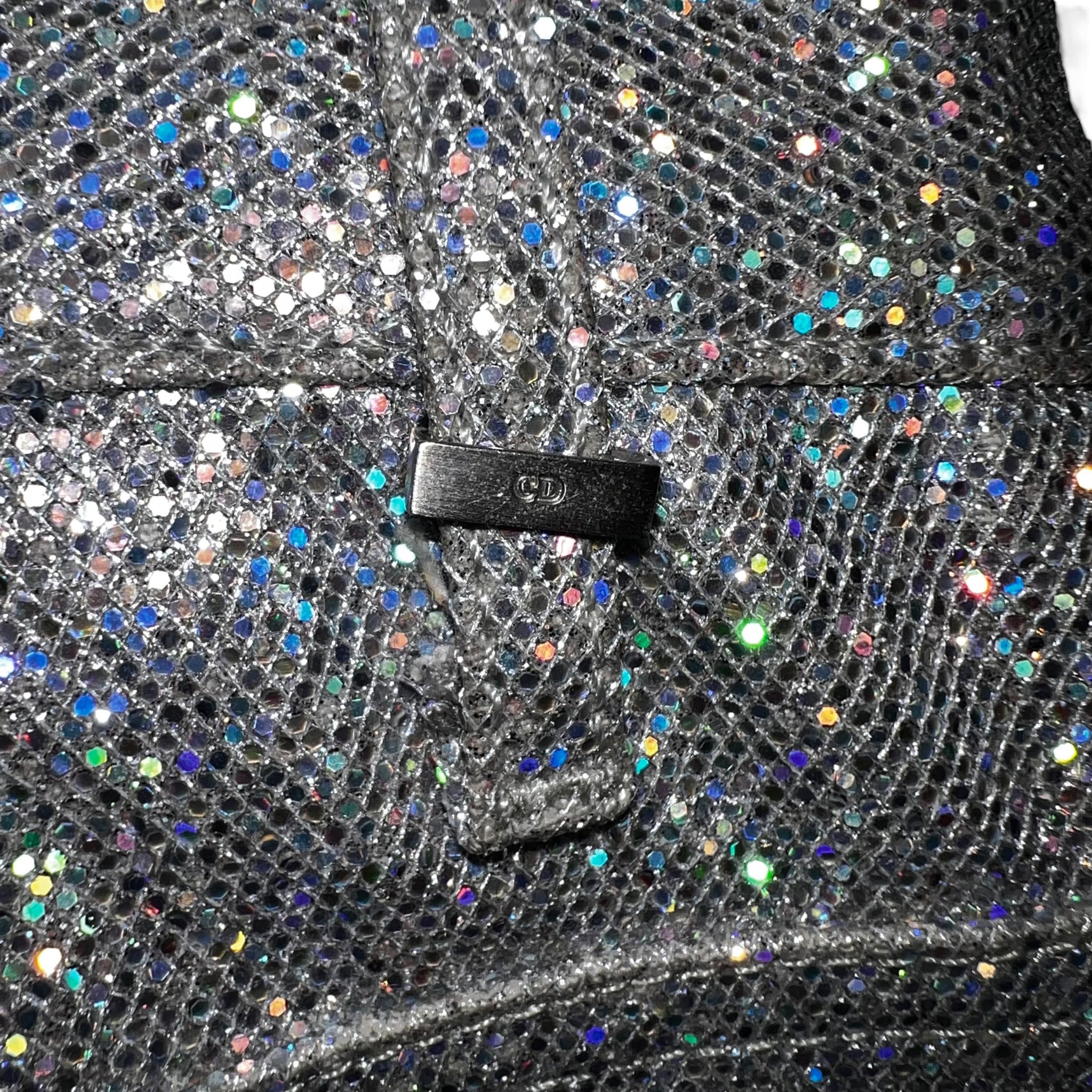 DIOR HOMME 2006SS GLITTER LAME PANTS JEANS HEDI SLIMANE