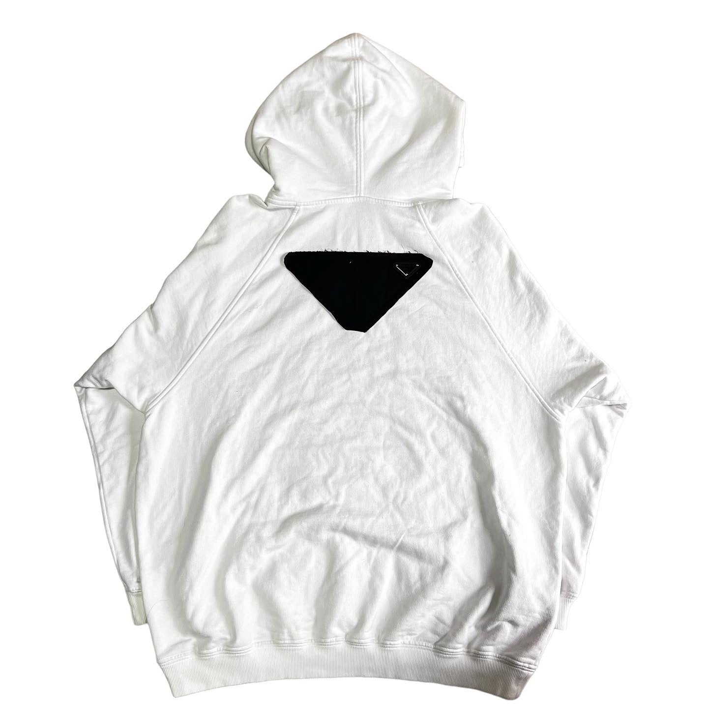 PRADA × RAF SIMONS 2021SS GRAPHIC PRINT OVERSIZED HOODIE PETER DE POTTER