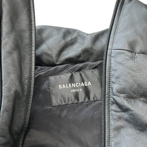 BALENCIAGA 2022AW Leather Puffer Vest