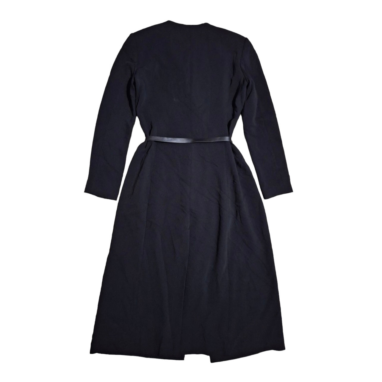 THE ROW VANA VELTED WRAP SILK DRESS
