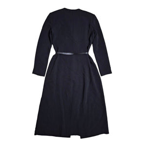 THE ROW VANA VELTED WRAP SILK DRESS