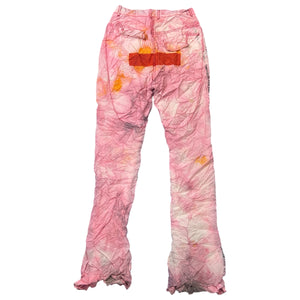KANGHYUK 2020 COLLECTION 8 Nylon Polyester Spray Crinkled Flare Airbag Pants
