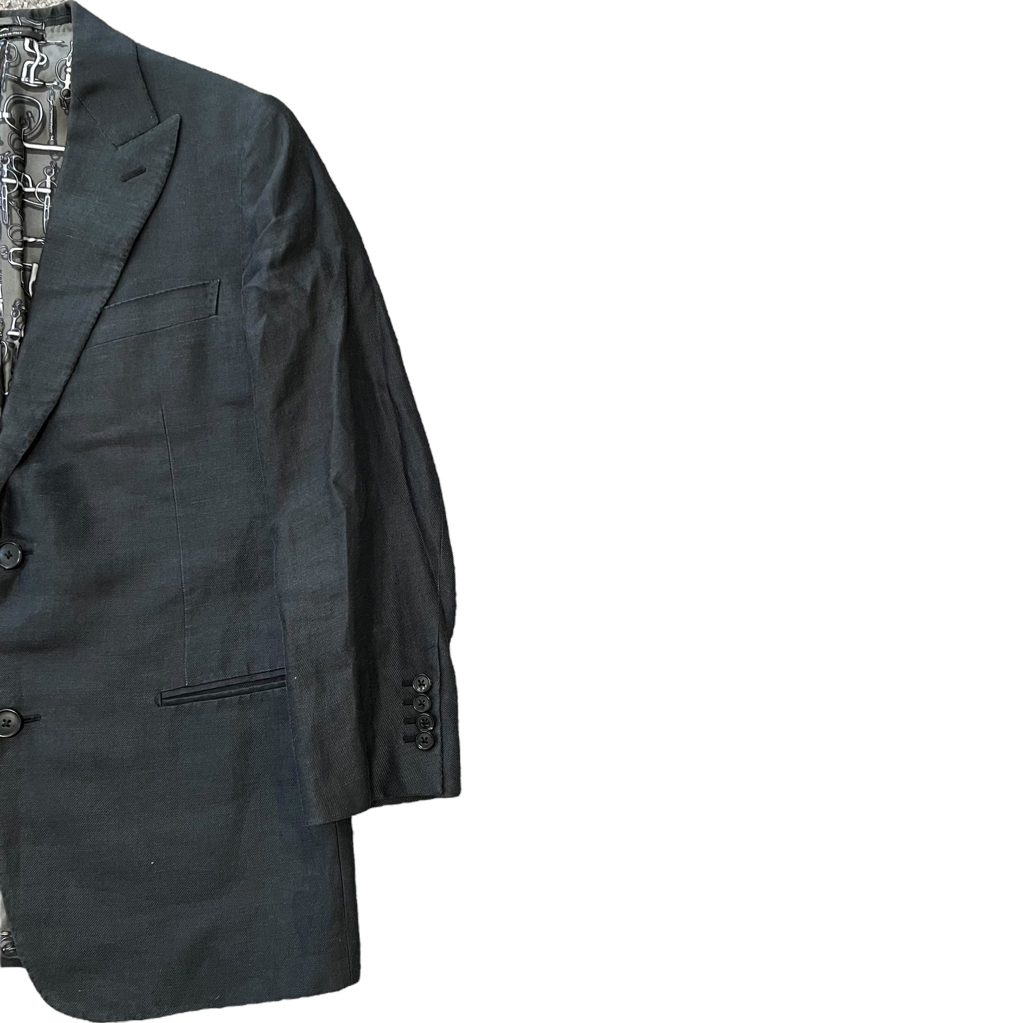 Hermes Inner Silk Tailored Jacket