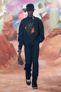 DIOR × CACTUS JACK 2022SS Virgin Wool Flared Trousers
