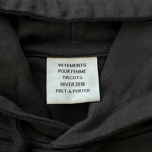 VETEMENTS 2018 Autumn Winter "May The Erpen Light" Antwerp Cotton S/S Docking Parka