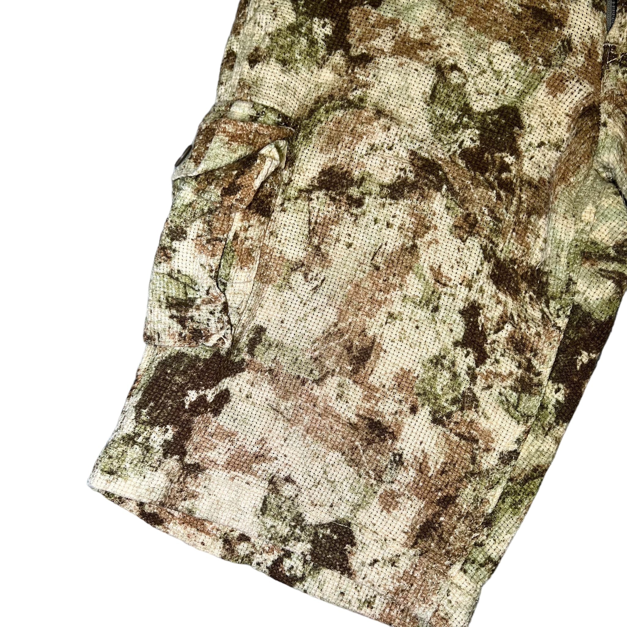 GENERAL RESEARCH 1998SS COTTON TREE CAMO SET-UP JACKET & SHORTS