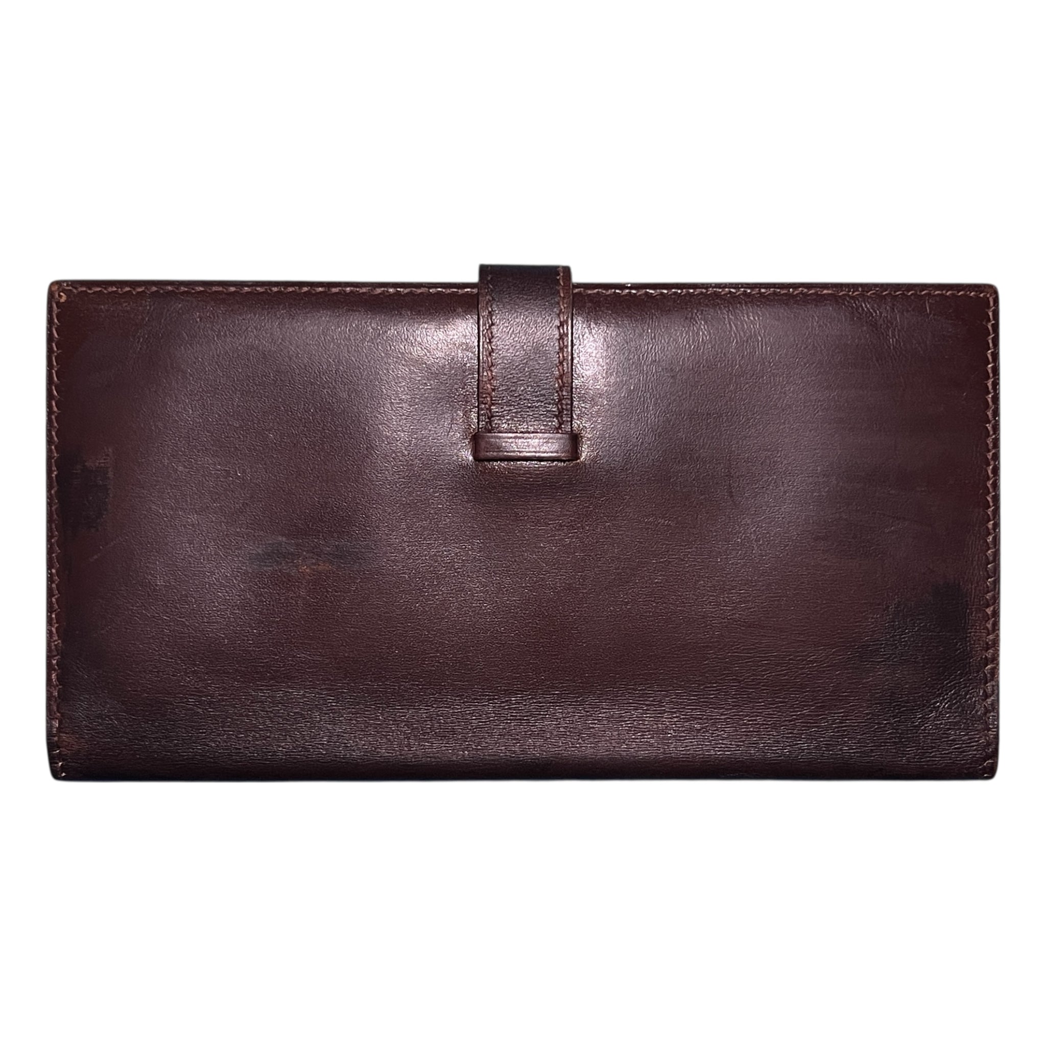 HERMÈS Béarn Classic Box Calf Long Wallet