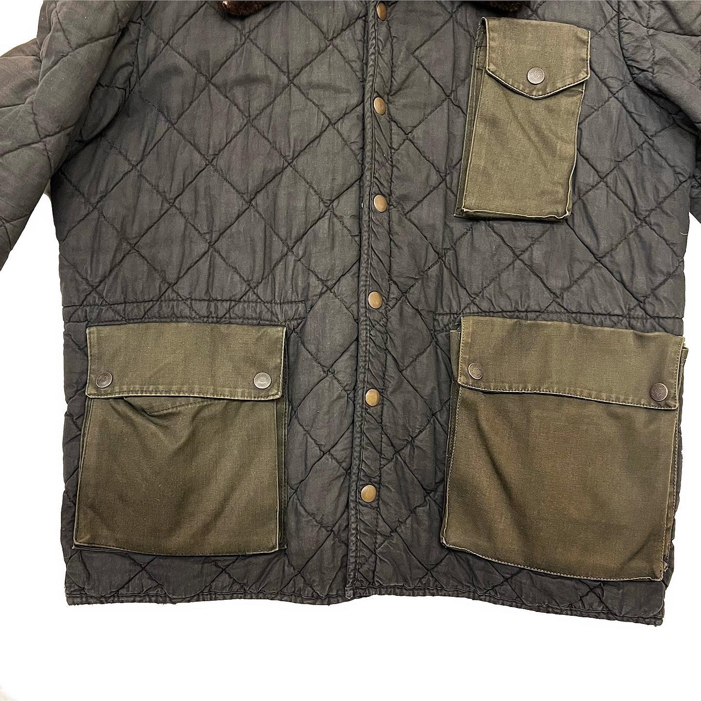 MAISON MARTIN MARGIELA 2001SS ARTISANAL MILITARY QUILTING BORE JACKET