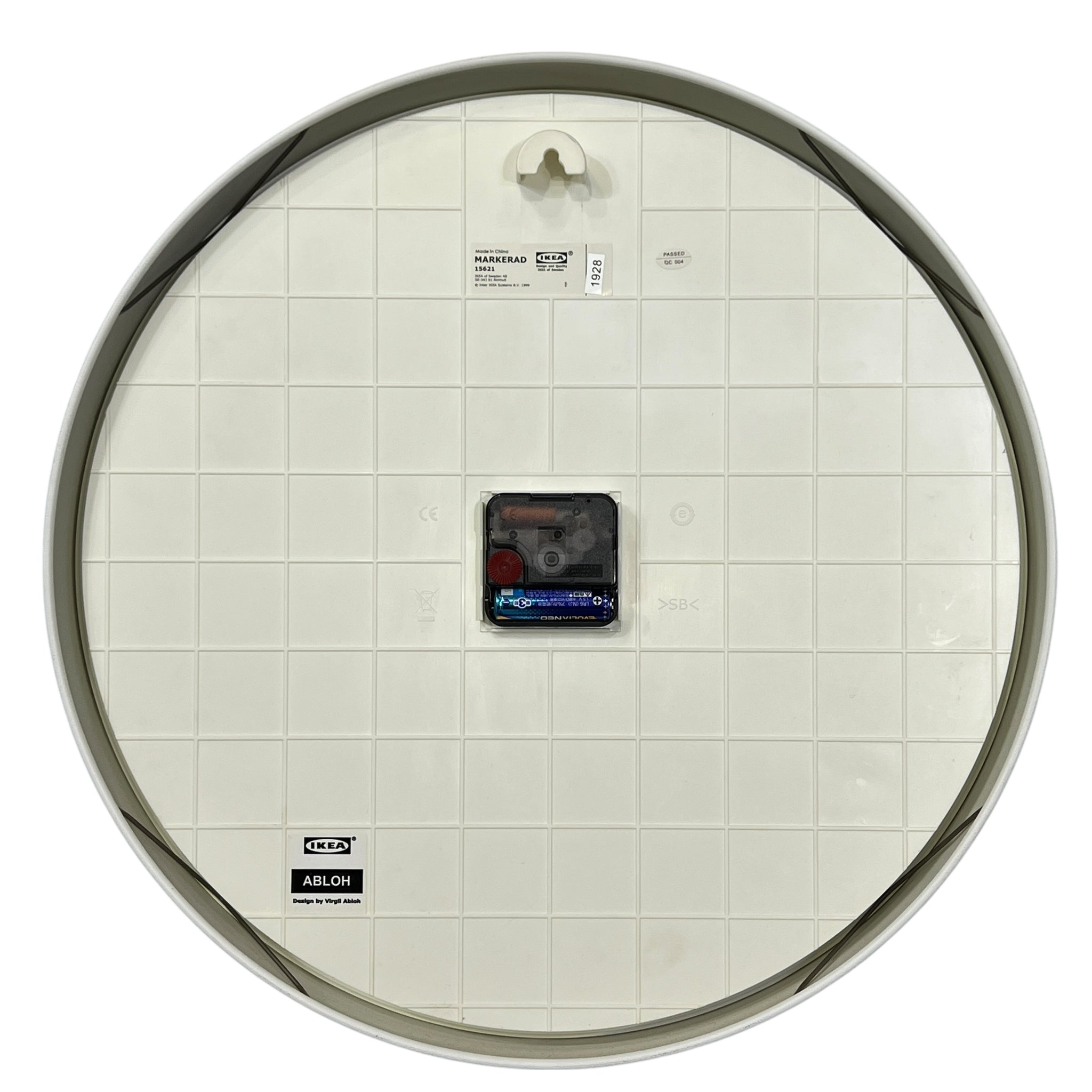 IKEA Virgil Abloh MARKERAD Collection TEMPORARY Wall Clock