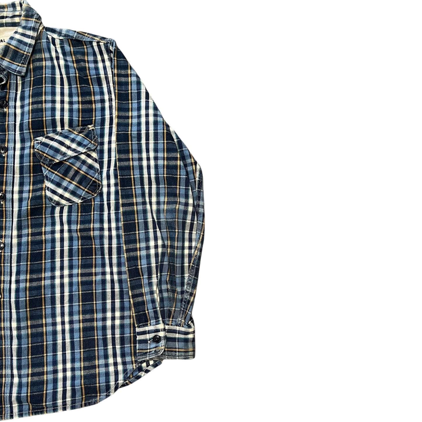 KAPITAL Cotton Heavy Cotton Check Shirt