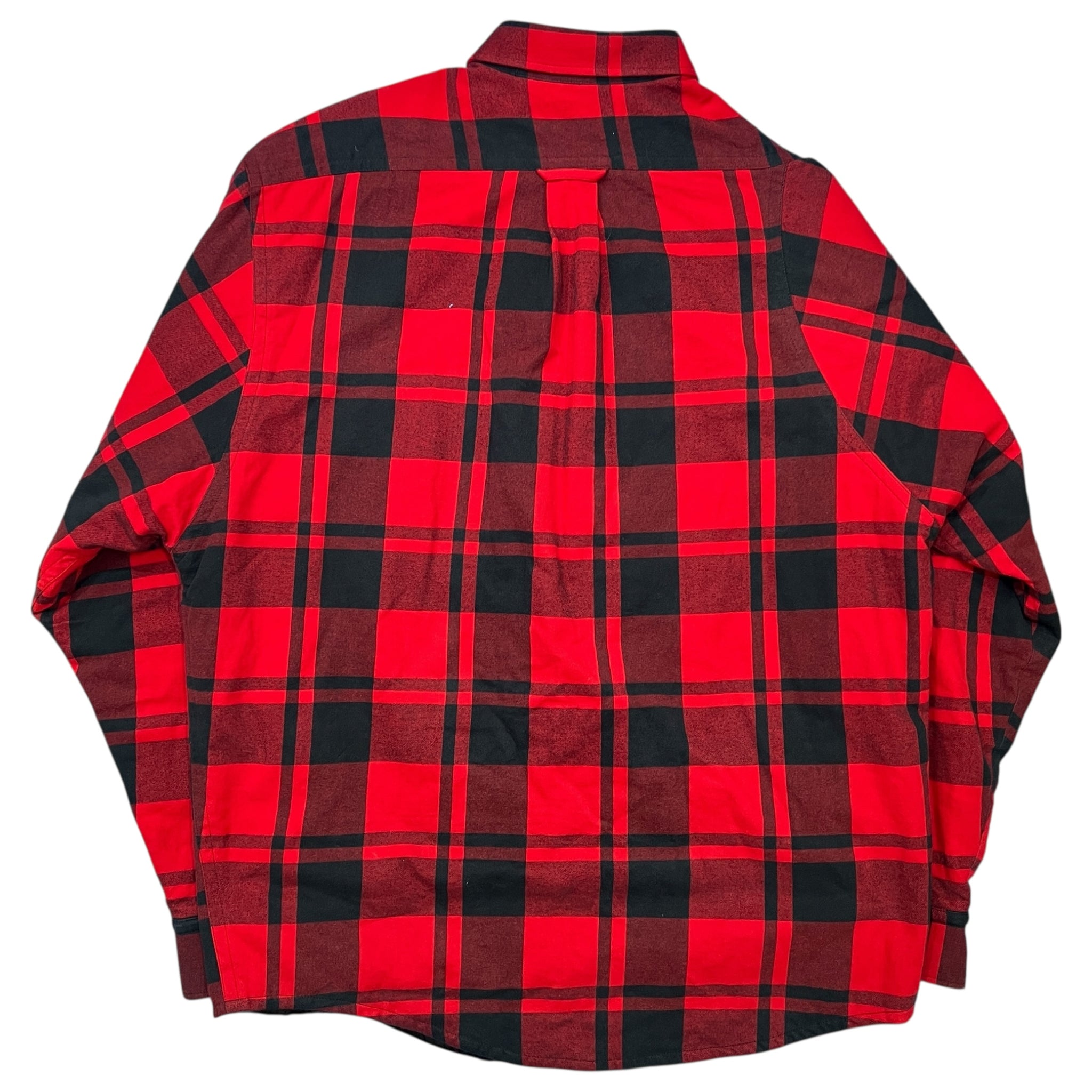 BALENCIAGA 2021AW Padded Check Flannel Asymmetry Shirts Jacket