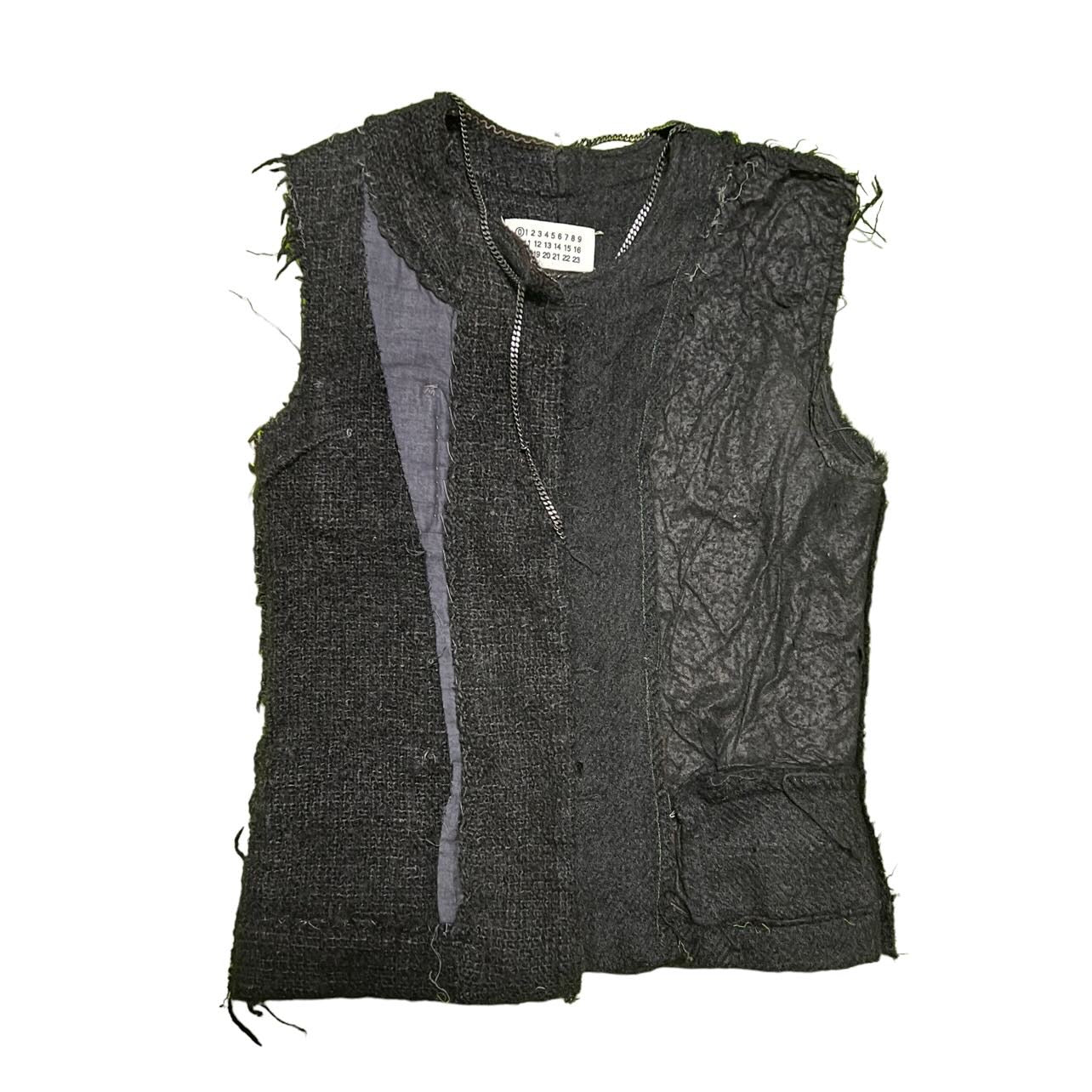 スーツ Maison Martin Margiela 2007ss studs vest MAISON MARTIN MARGIELA ARTISANAL CHANEL TWEED CUT WORK VEST