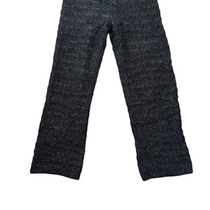 BALENCIAGA 2022AW DEMNA GVASALIA Textured Tweed Knit Baggy Pants LOOK PHOTO 28