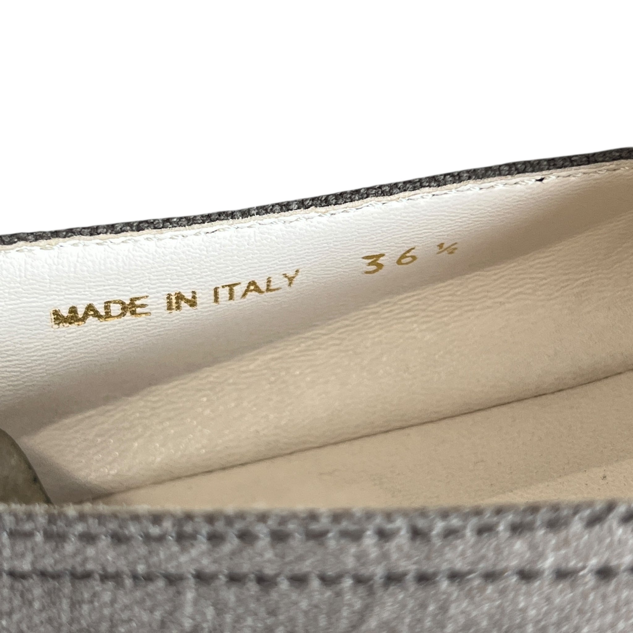 PRADA Canvas Oval Logo Espadrilles