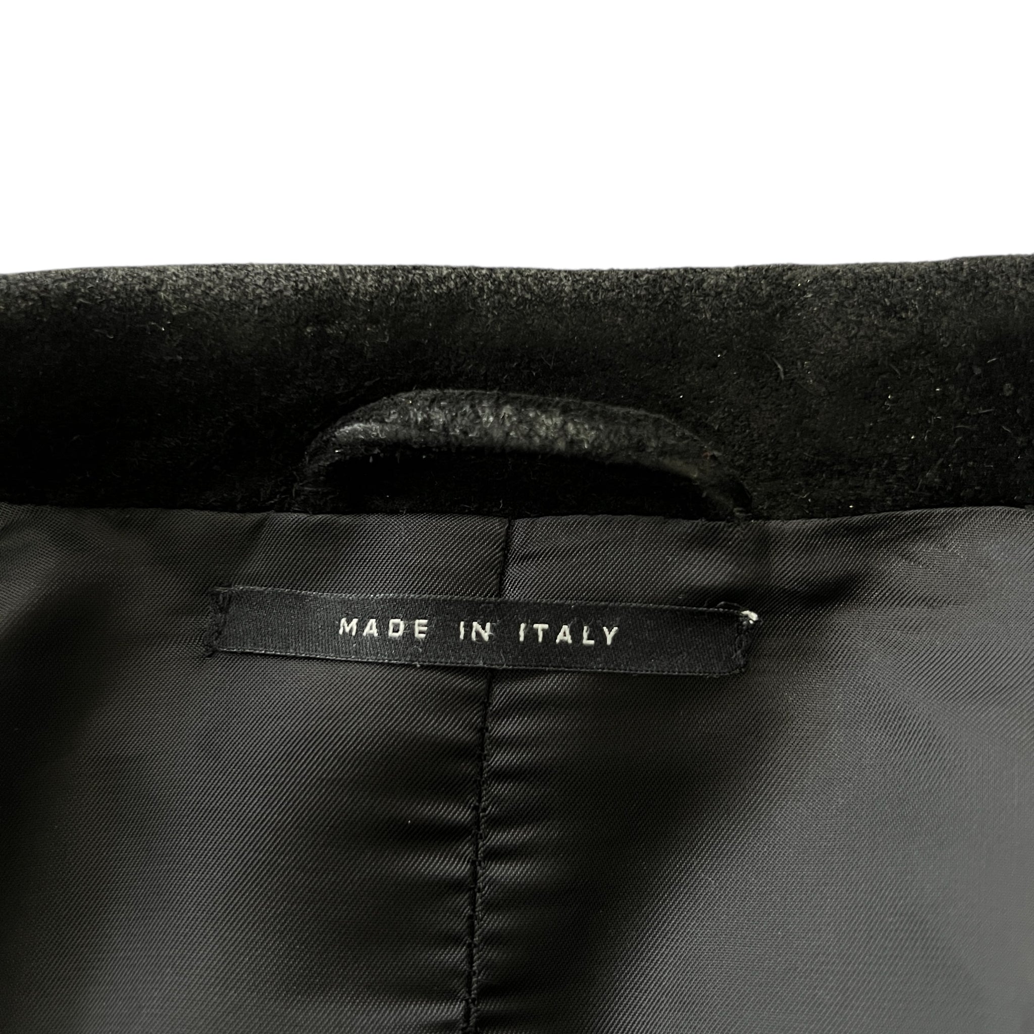 GUCCI Suede Leather Tailored Jacket