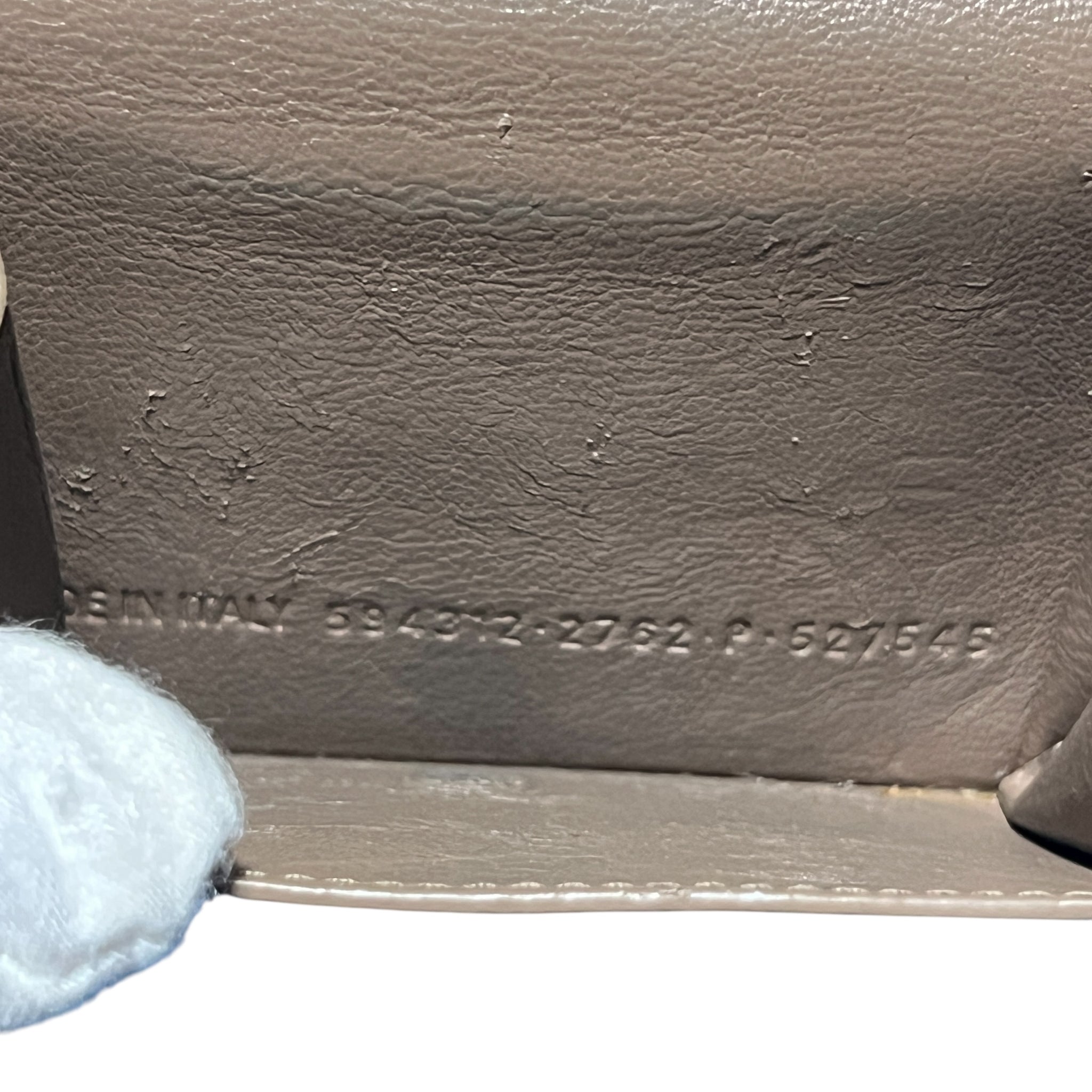 BALENCIAGA BB Logo Compact PVC Leather Wallet