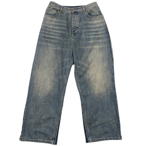 BALENCIAGA 2023SS Hybrid Buggy Pants – Denim × Sweatpants