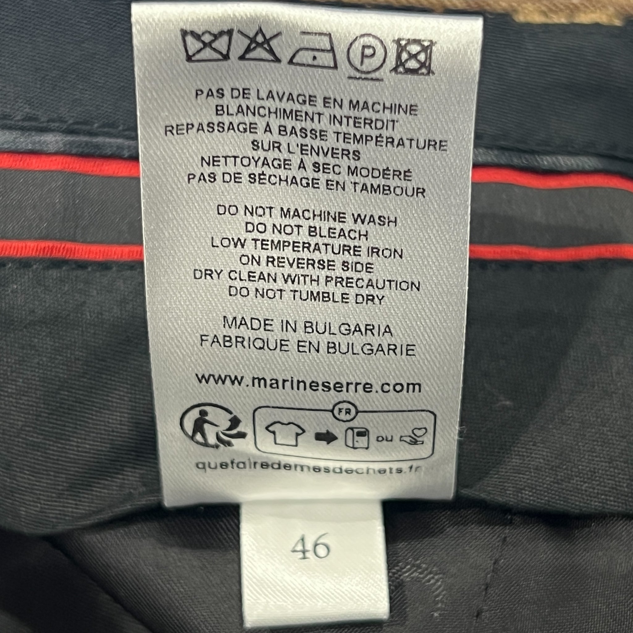 MARINE SERRE 2023AW GOLD LINE TAILOR Moon Giamant Pants